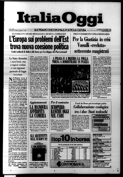 Italia oggi : quotidiano di economia finanza e politica